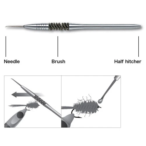C&F Design CFT-70 3-in-1 Dubbing Brush