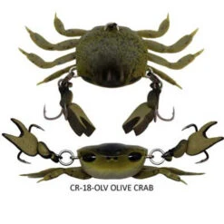 Cranka Crab CR 18 Olive Crab 3.9 Grams